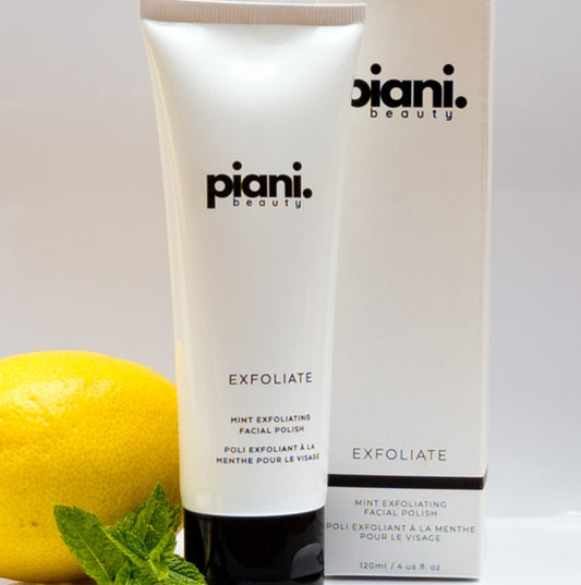 Mint Facial Polish Exfoliate piani.